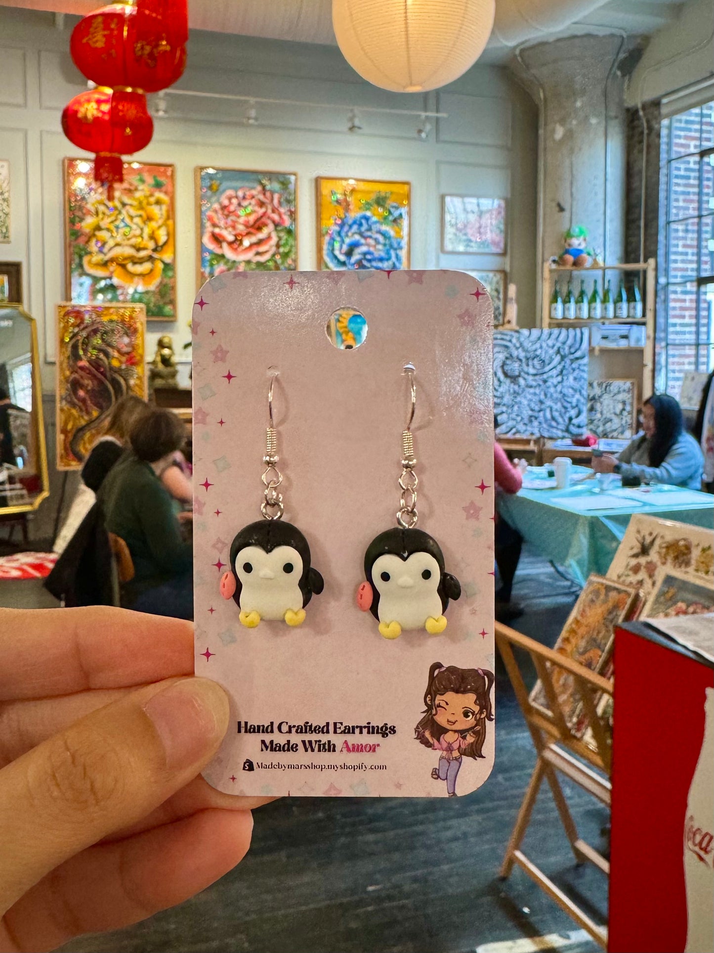 Penguin Earrings