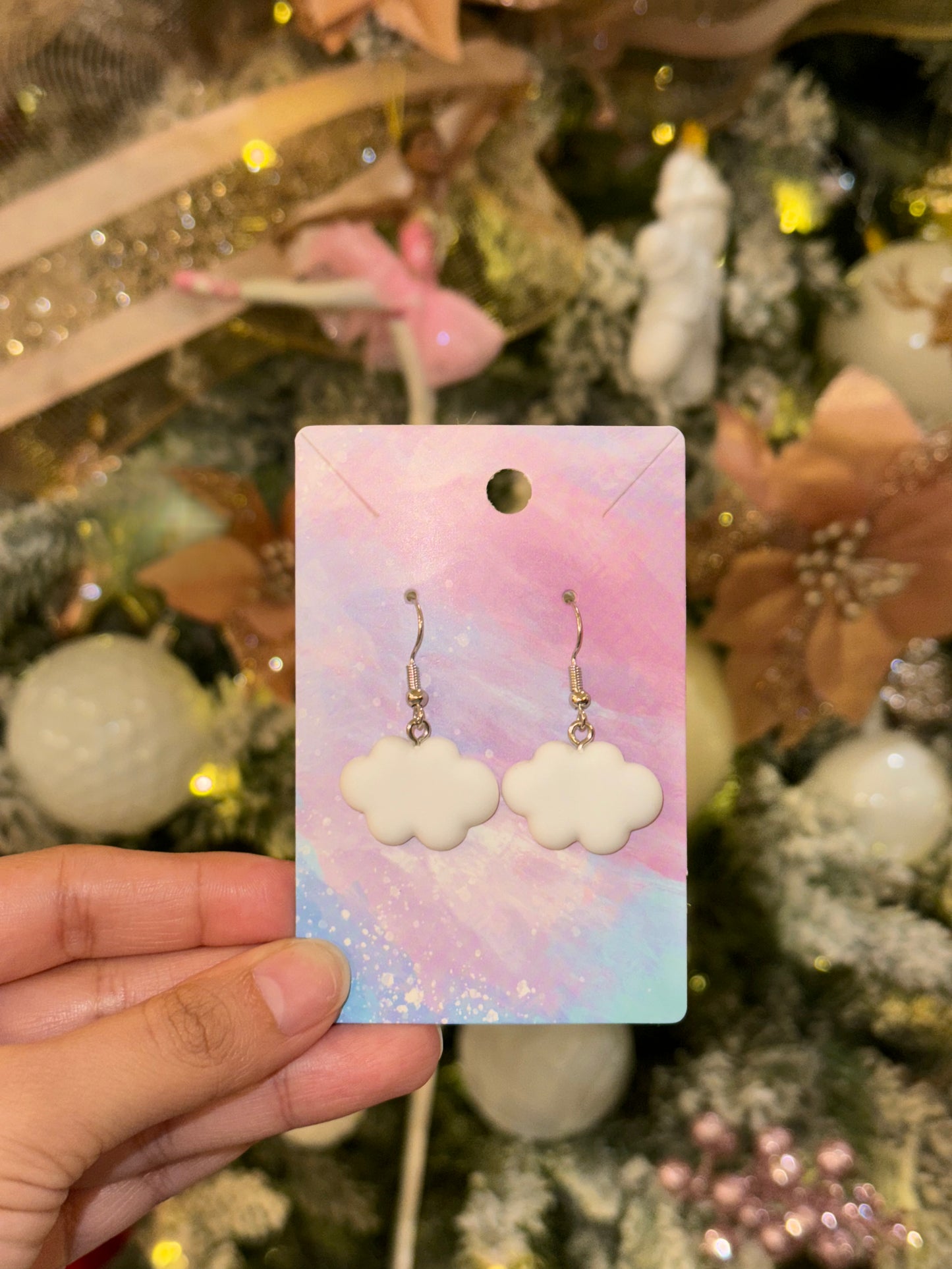 White Cloud Earrings