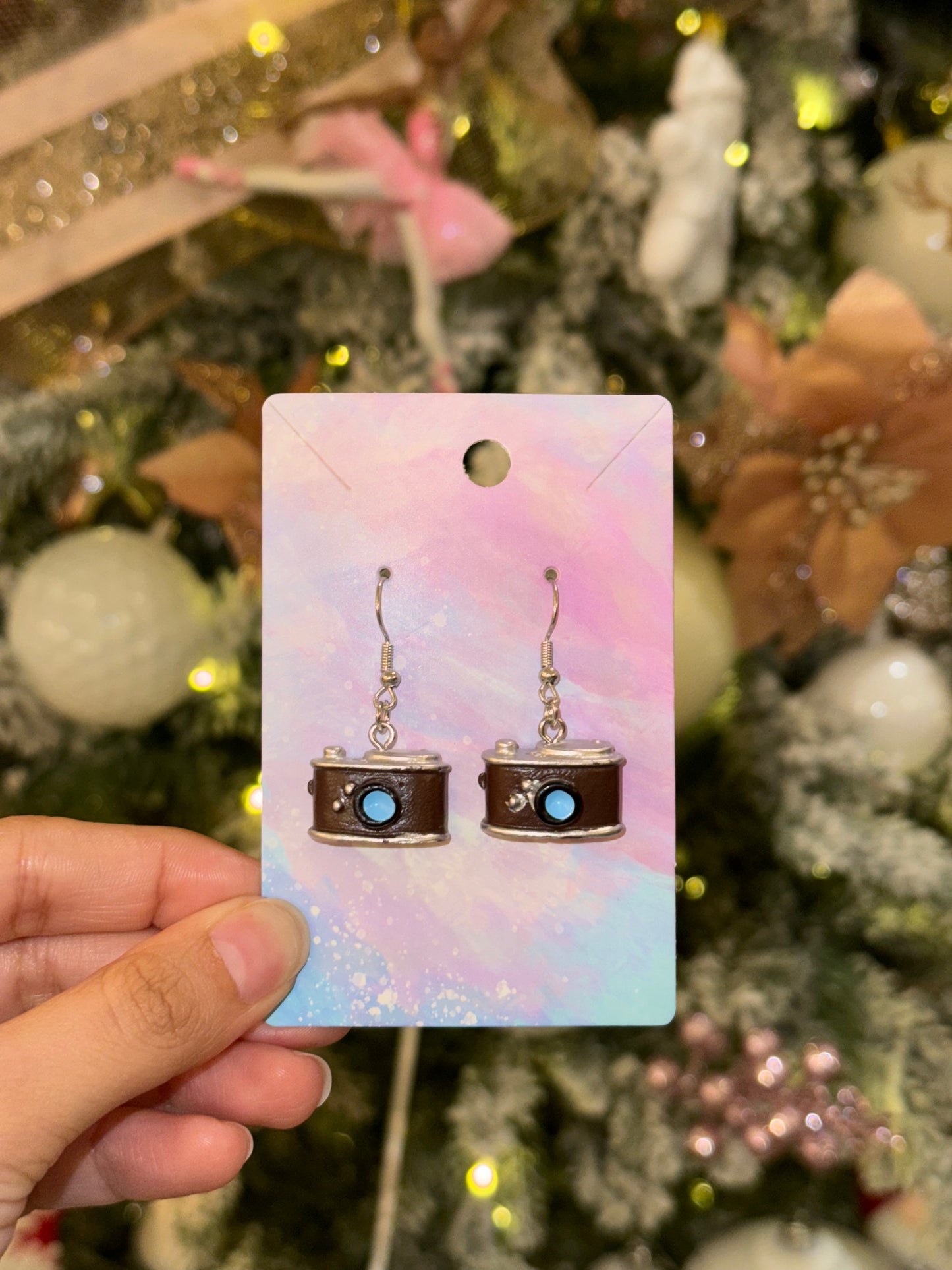 Camera Earrings