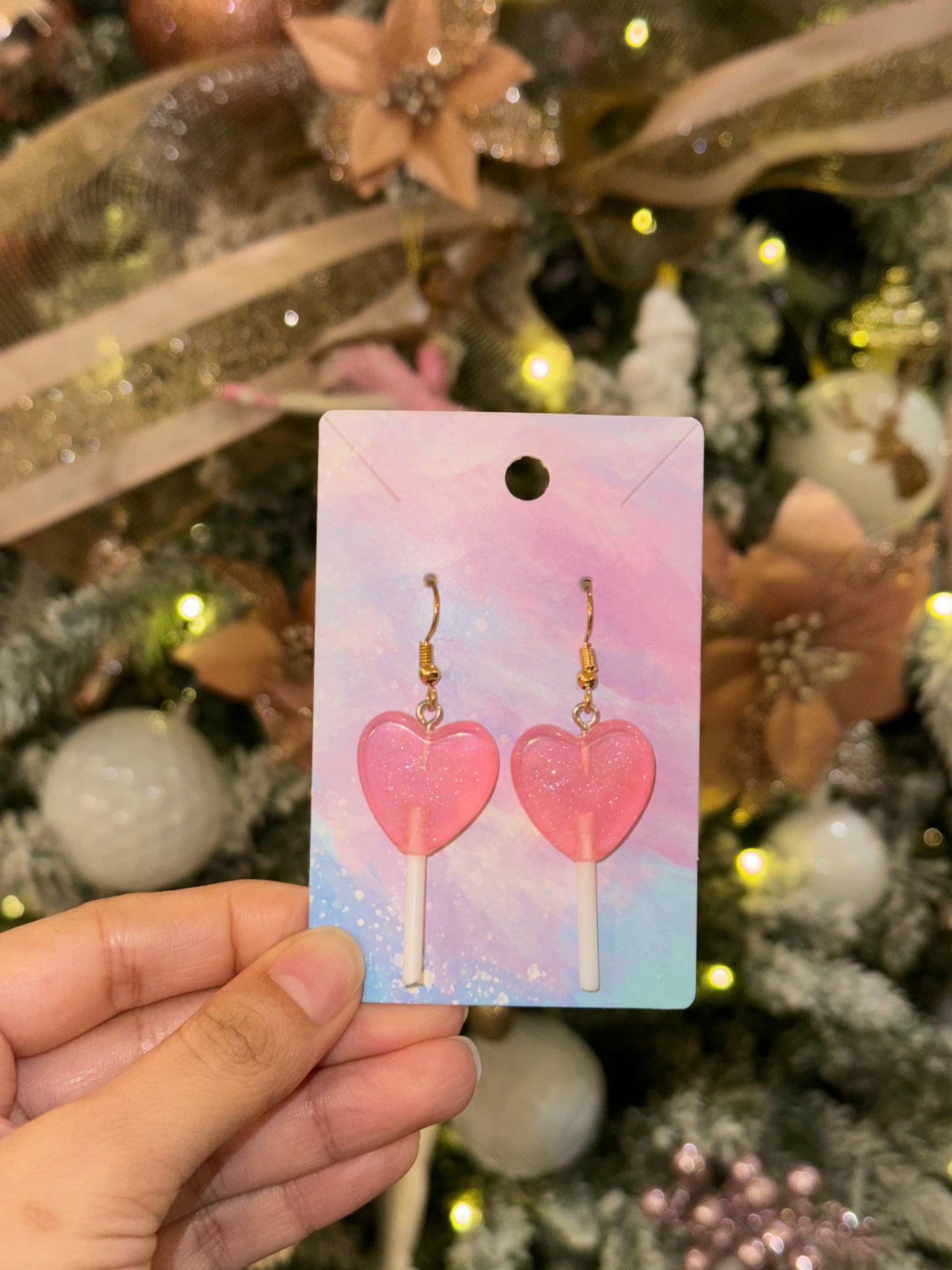Heart Lollipop Earrings