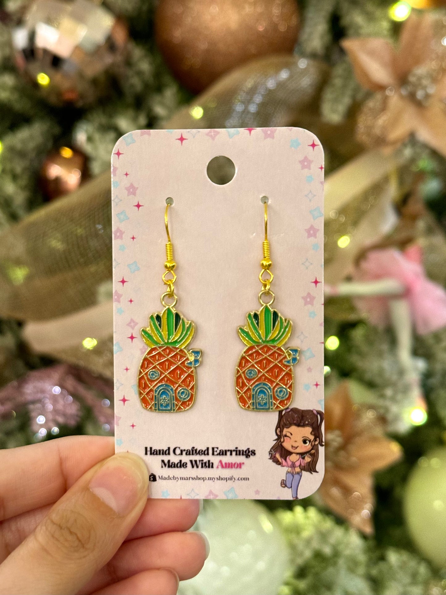 Pineapple House Earrings