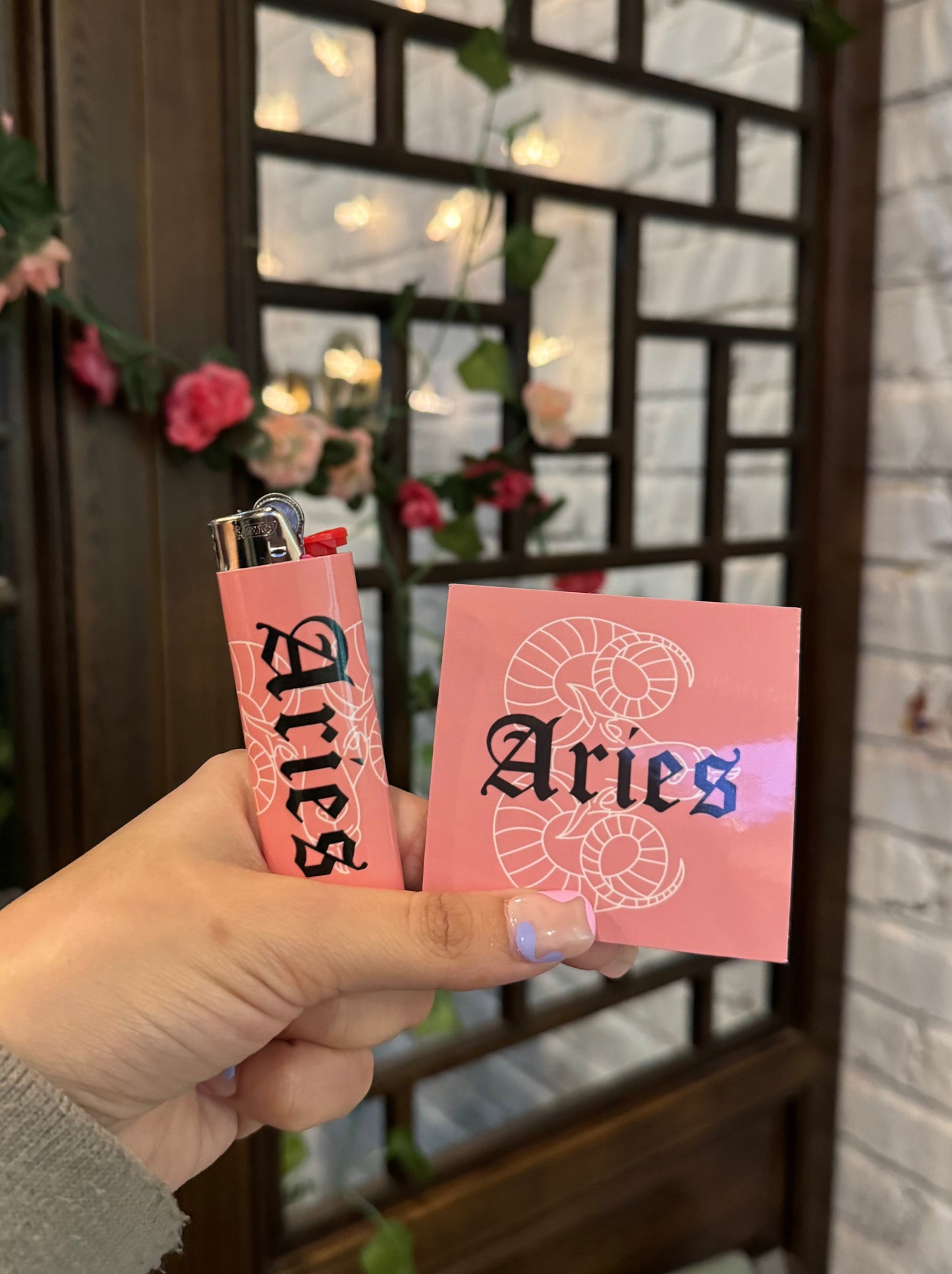 Aries Zodiac Sign Lighter Wrap