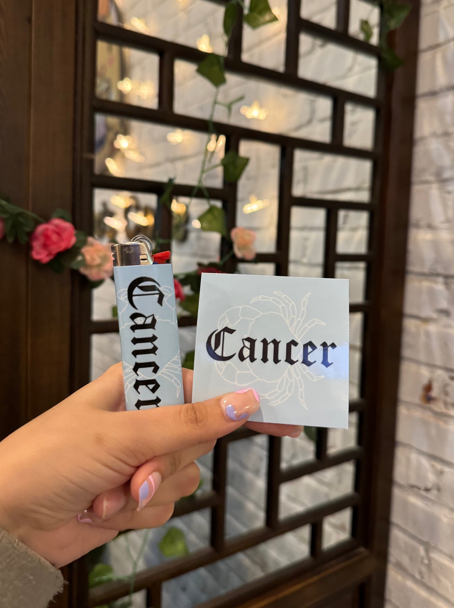 Cancer Zodiac Sign Lighter Wrap