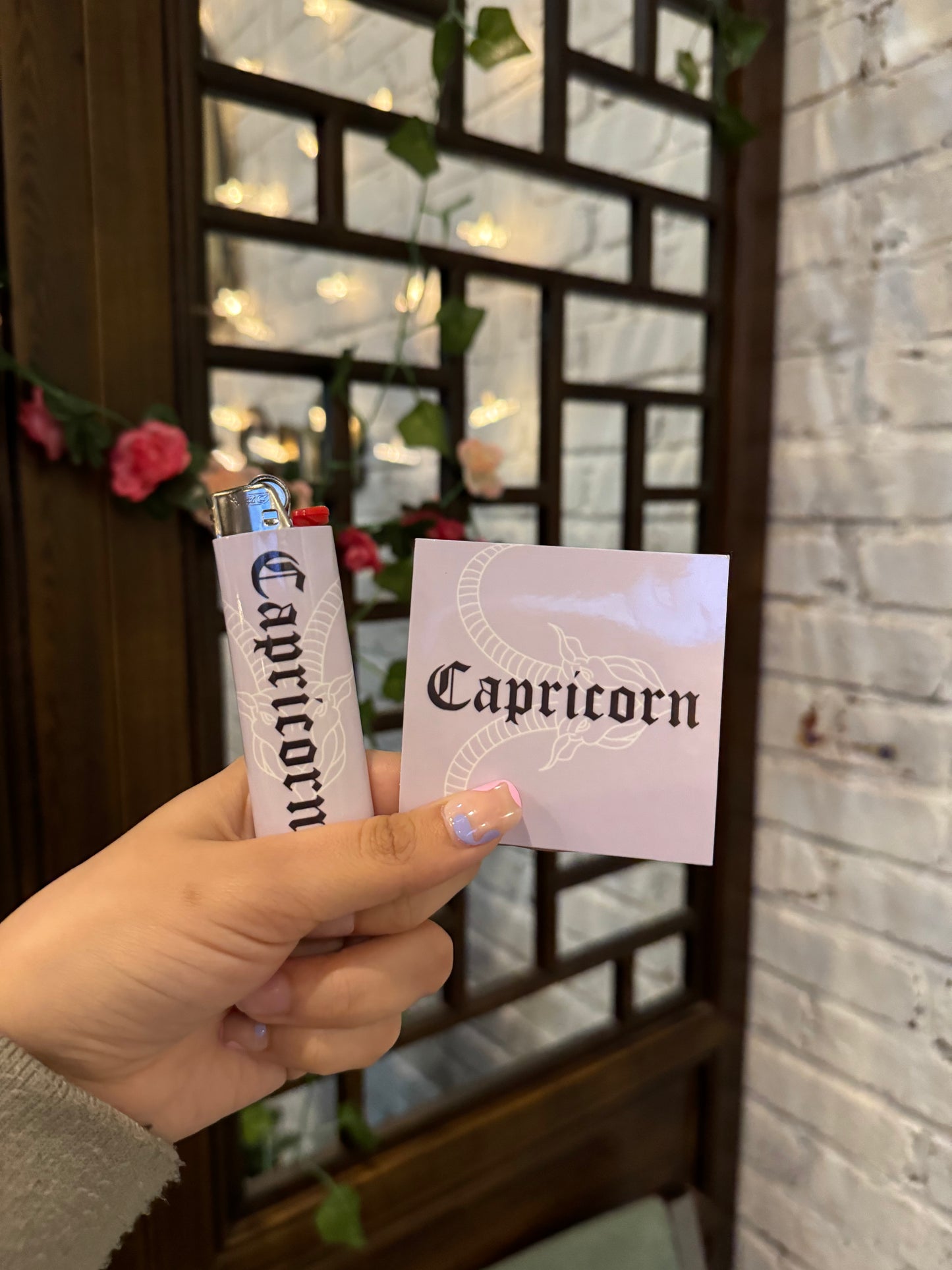 Capricorn Zodiac Sign Lighter Wrap