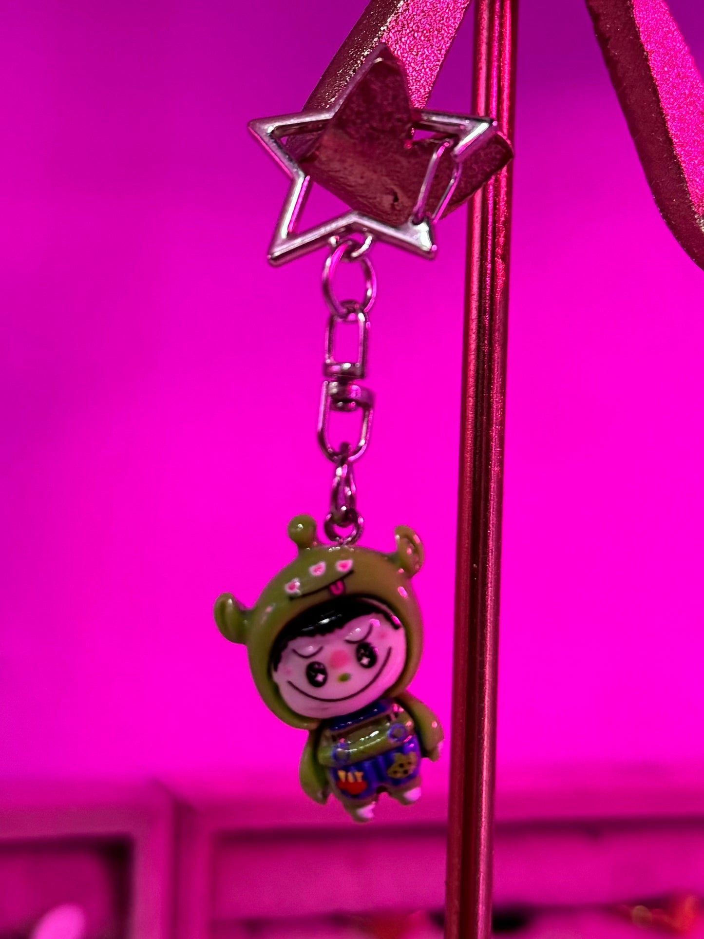 Green Character Keychain