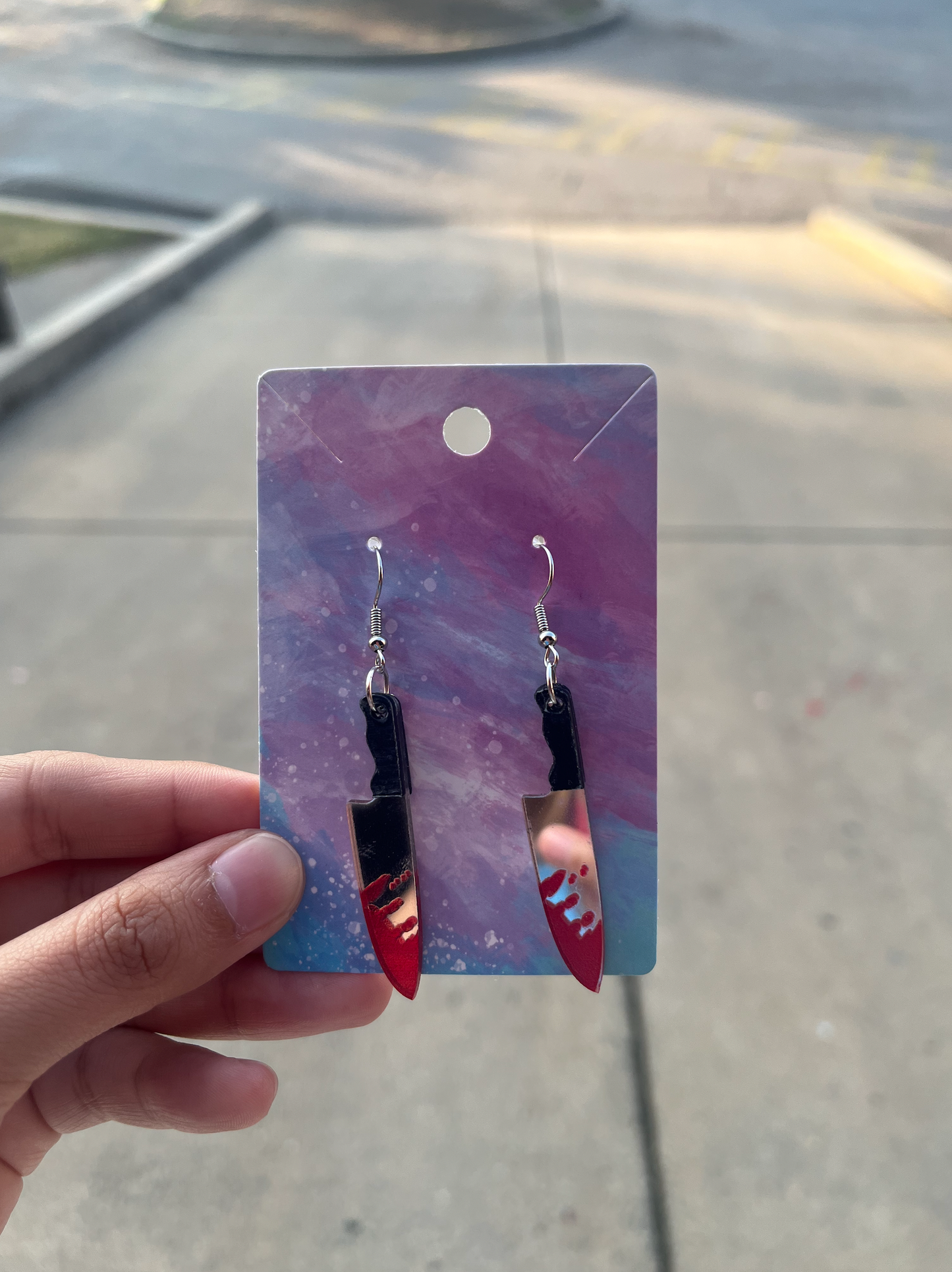 Knife Earring