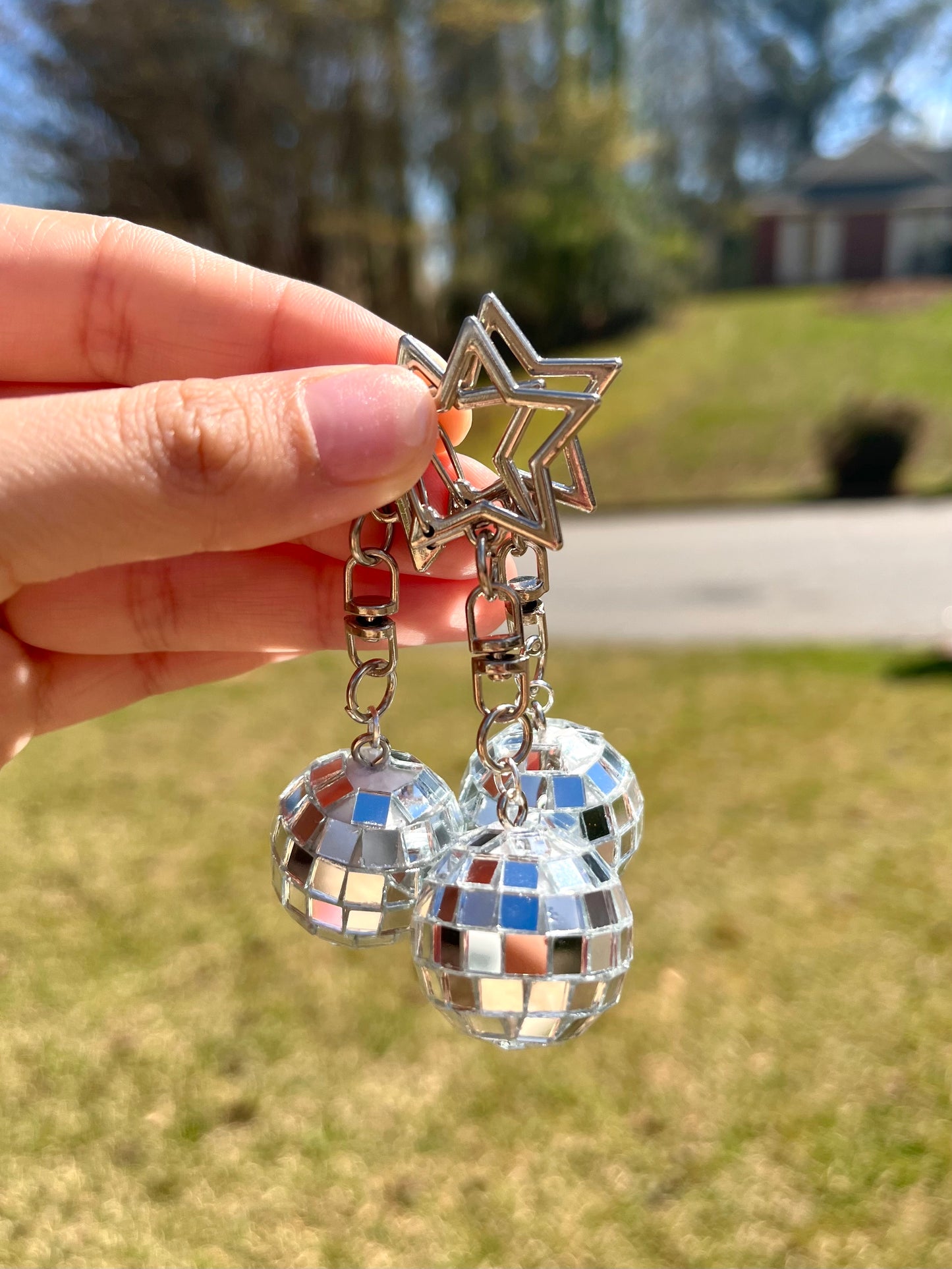 Disco Ball Keychain