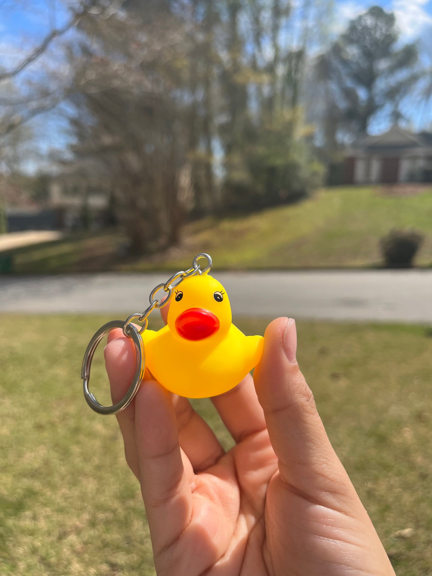 Mr.Rubber Duck Keychain