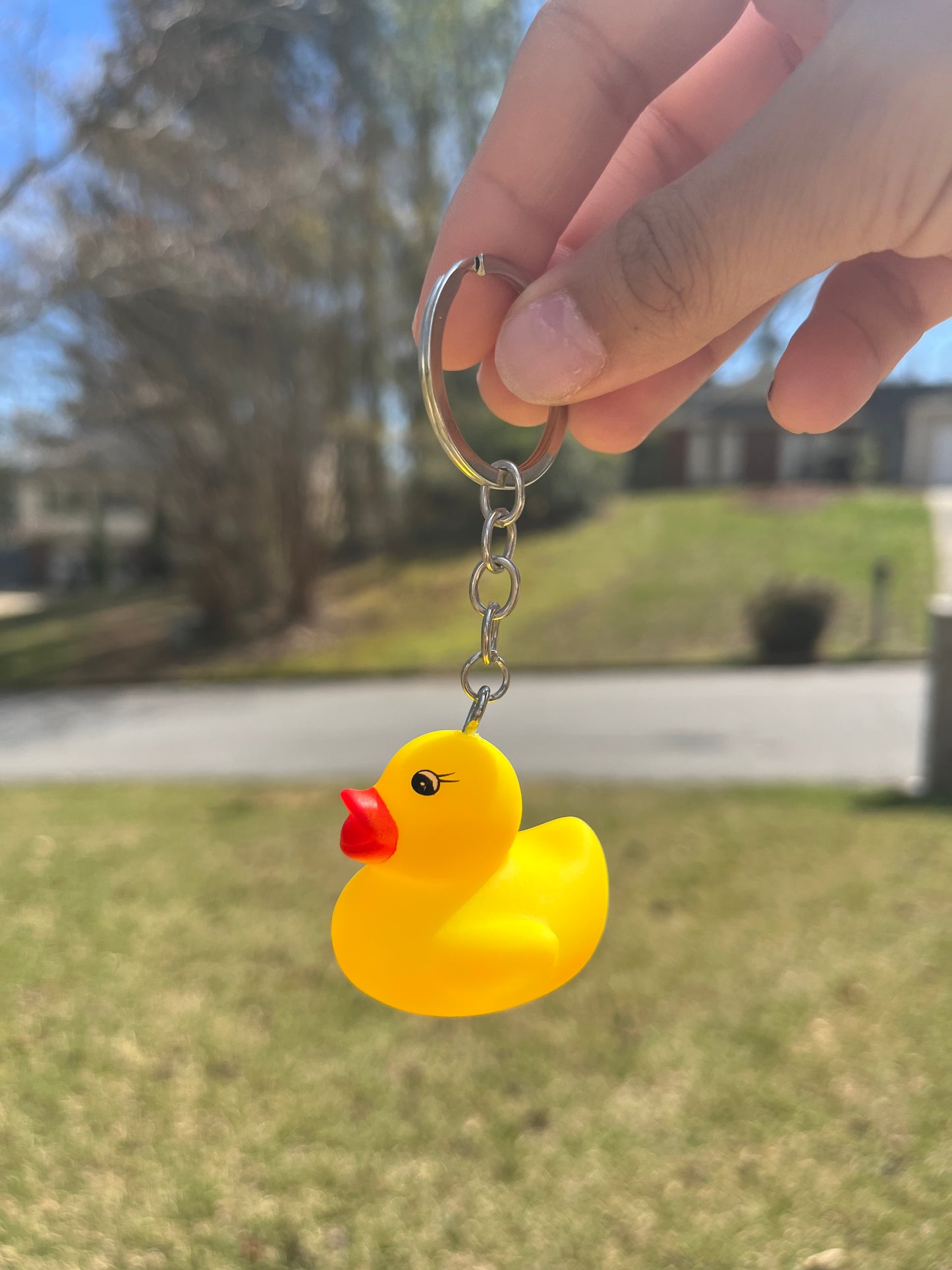 Mr.Rubber Duck Keychain