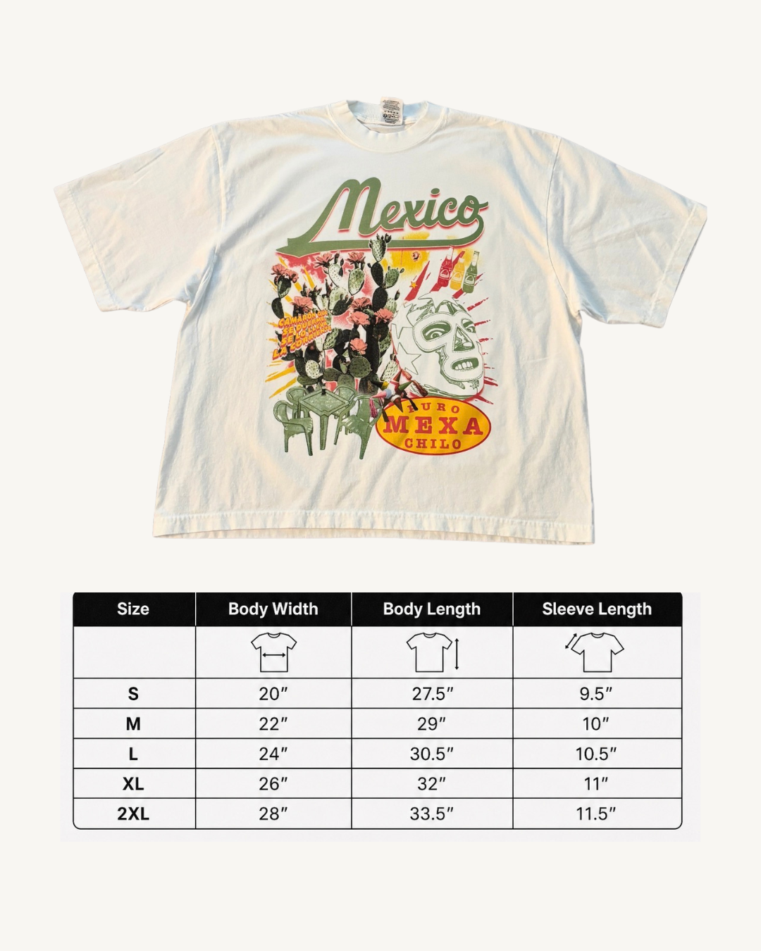 Mars Abroad | Vol 01:  Mexico Vintage Streetwear Tee