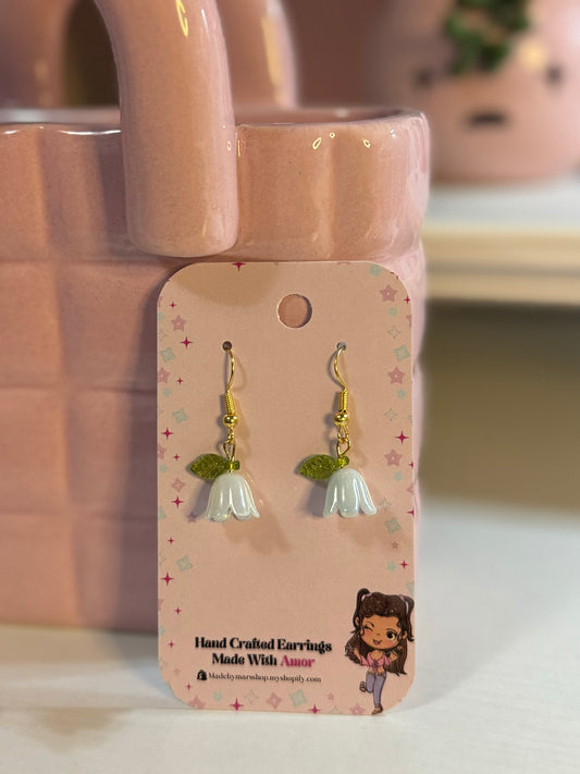 Blue Flower Earrings