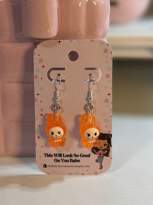 Orange Bubu Earrings